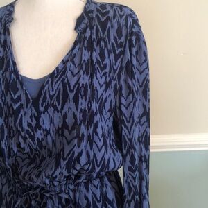 GAP Women’s Blue Print Dress, Size small